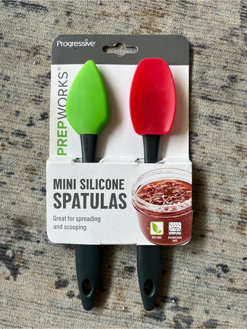 Progressive PREPWORKS Mini Silicone Spatulas - Green & Red